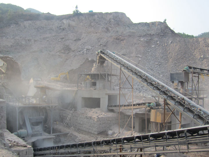 Limestone and Granite Crush Plant in Iran